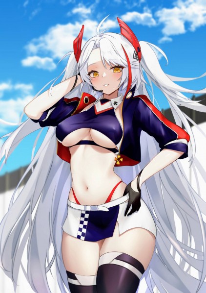 Race Queen Prinz Eugen Genshin Impact Hentai