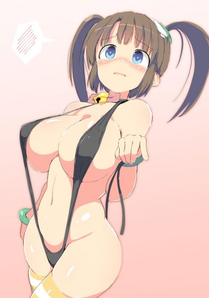 Shy Girl In A Sling Bikini TottotoNero Genshin Impact Hentai