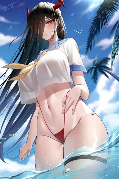 Sailor Friedrich Der Grosse Larger B Azur Lane Genshin Impact Hentai