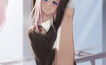 Leg up challenge with Chika Fujiwara hentai 11
