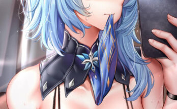 She’s embarrassed. It’s her first time. hentai 21