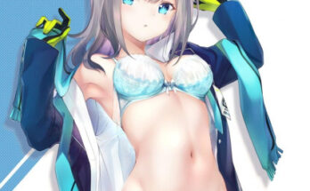 Shiroko got hot and undressed hentai 1