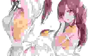 Miku Nakano "wifu serving omurice" hentai 19