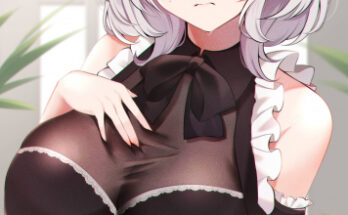 Maid Shirogane Noel hentai 17