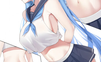 Sexy Blue Haired Girl hentai 13