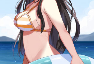 Subaru at the Beach [HoloLive] hentai 9