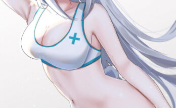 Pulling Down her Leggings hentai 11