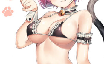 Pink-haired cat girl hentai 3