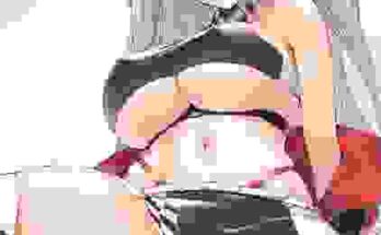 Prinz Eugen giving you a sneak peek. hentai 21