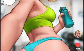 Gwen at the gym hentai 13