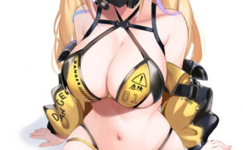 Gas Mask Caution hentai 1