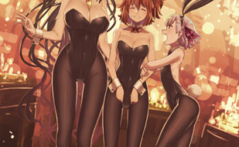 Kiara, Gudako and Kama in bunny suit (FumaFu) [Fate/Grand Order] hentai 3