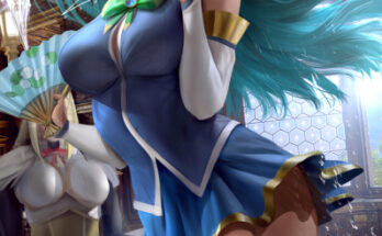 Aqua doing party tricks (Zumi) [KonoSuba] hentai 1