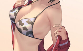 Cow Print Bikini hentai 5