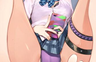 Purple panties hentai 7