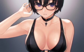Black Choker & Glasses hentai 17