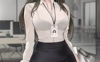 The cute girl at the office hentai 3