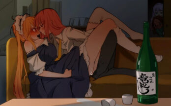 Kobayashi and Thoru hentai 3