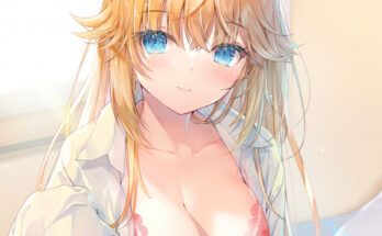"Your shirt is so big senpai" hentai 3