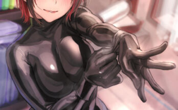 Tightening her Gloves hentai 23