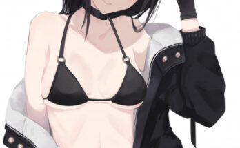 Beautiful girl with a dark halo hentai 21