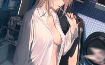 Brushing teeth hentai 1