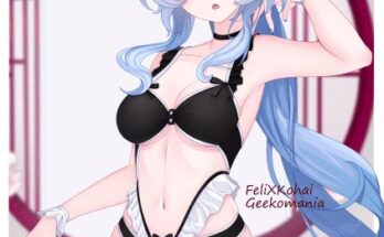 Ganyu's lingerie hentai 23
