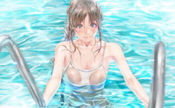 Nice view getting out of the pool hentai 21