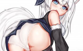 Cute foxgirl flaunts her butt~ hentai 1