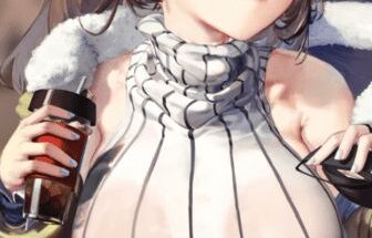"I bet you like staring at my massive soaked tits." hentai 1