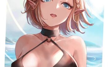Zelda at the beach~ [BotW] hentai 11