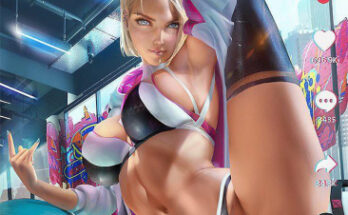 Spider-Gwen Showing Off On Live (Sakimichan) hentai 13