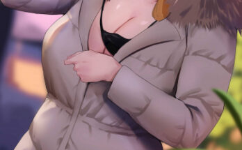 Wearing just a Jacket hentai 11