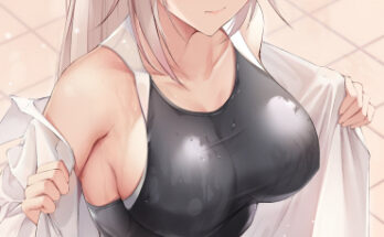 Black Competition Swimsuit hentai 13
