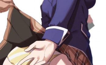 Exposing Hisako’s Panties hentai 23