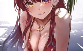 Different colored eyes. hentai 3