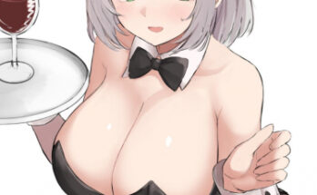 "S-sir here is your drink" hentai 9