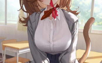 Cute cat girl in the classroom hentai 1