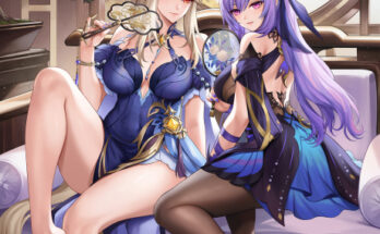 Ningguang & Keqing (Kacyu) hentai 19