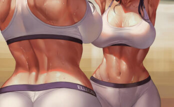 Babe with amazing body after workout (EllecielE) hentai 3