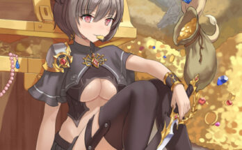 she has just found a treasure and is resting a bit hentai 21