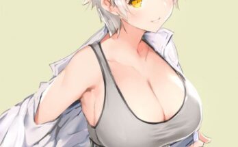 Miyabi in a sports bra and shorts (Yaegashi Nan) [Senran Kagura] hentai 23