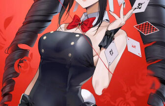 Celestia Ludenburg in a bunny suit hentai 5