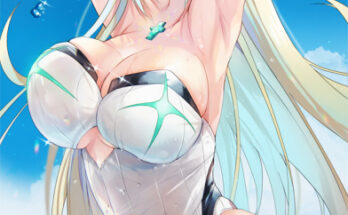 Swimsuit Mythra [Xenoblade] hentai 19