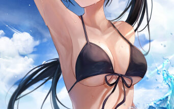 A black bikini never misses hentai 3
