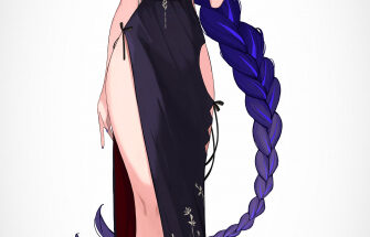 Dress with huge cleavage always wins hentai 15