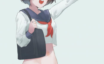 She seems to be adjusting well to the school’s new uniform hentai 17