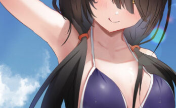 Kurumi at the beach [Date a live] hentai 15