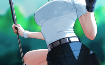 Kneeling on the green hentai 23