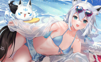 Swimsuit Shirakami 2 [Hololive] hentai 3